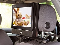 Lescars Universal-Kopfstützen-Halterung für Monitor & DVD-Player (refurbished)