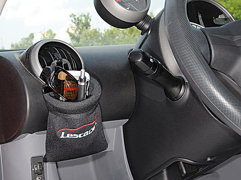 Lescars 2er-Set Neopren-Smart-Pockets Die praktischen Taschen im Auto