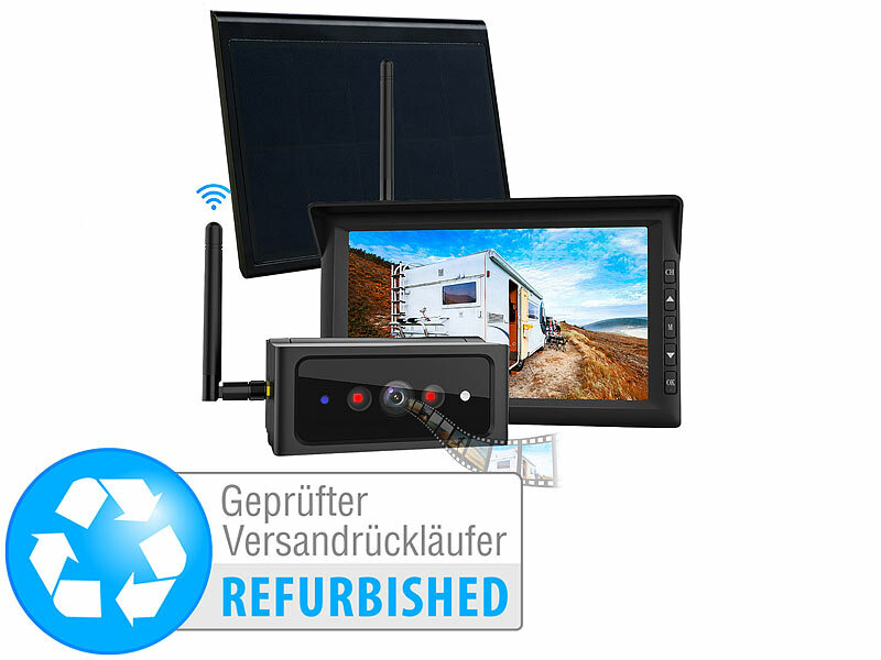 ; Solar-Rückfahrkameras mit Monitor Solar-Rückfahrkameras mit Monitor 