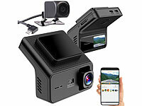 Lescars Dashcam Auto, Nachtsicht-Dashcam, Dashcam mit Displays