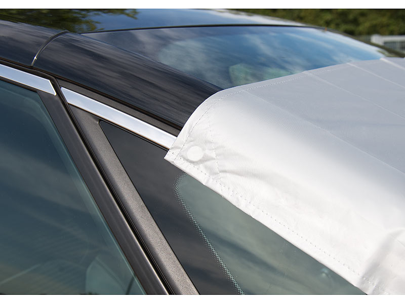 Lospitch Frontscheibenabdeckung Scheibenabdeckung Auto Magnetische  Windschutzscheiben Frostschutz, (1-St)