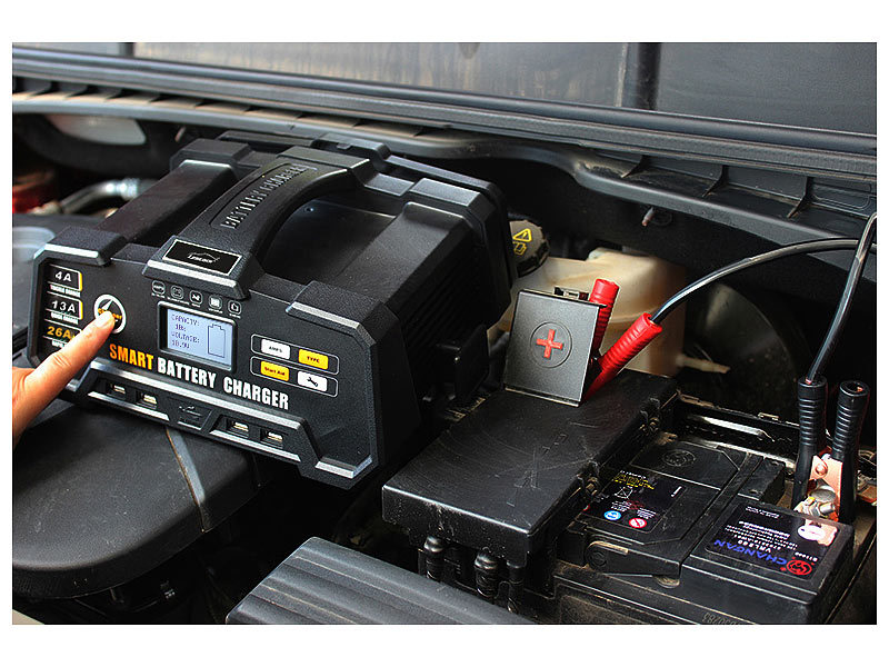 Lescars Batterietester: Kfz-Batterie-Wächter, Standort-Suche