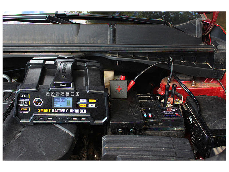 KFZ PKW Auto Boot Batterie Ladegerät Wartungs Gerät mit LED für 12V 6-100 AH